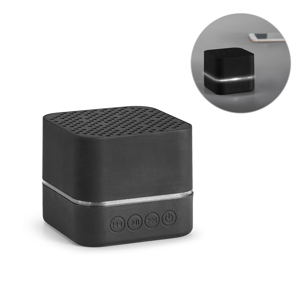 EDISON BK. Caixa de som com autonomia de 2h (300 mAh) em ABS
