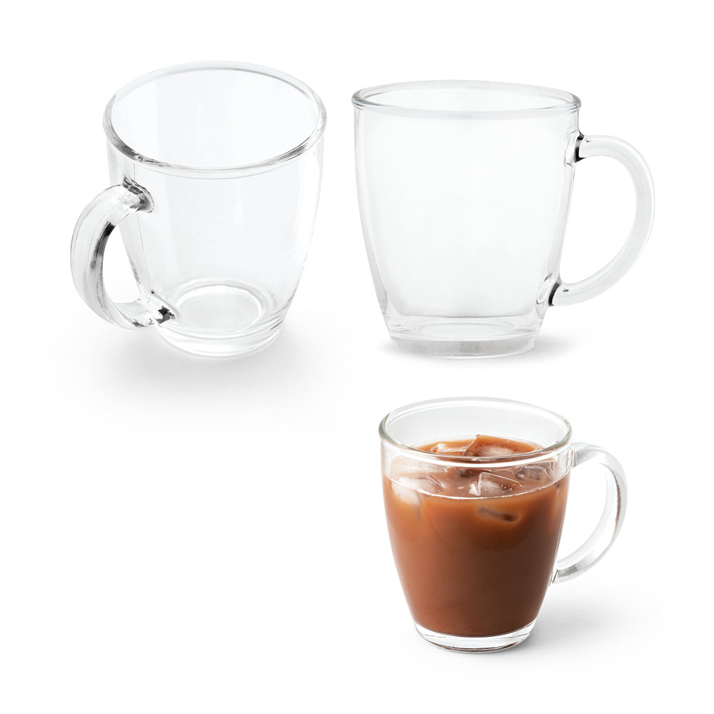 LUNKINA. Caneca em vidro (390 mL)
