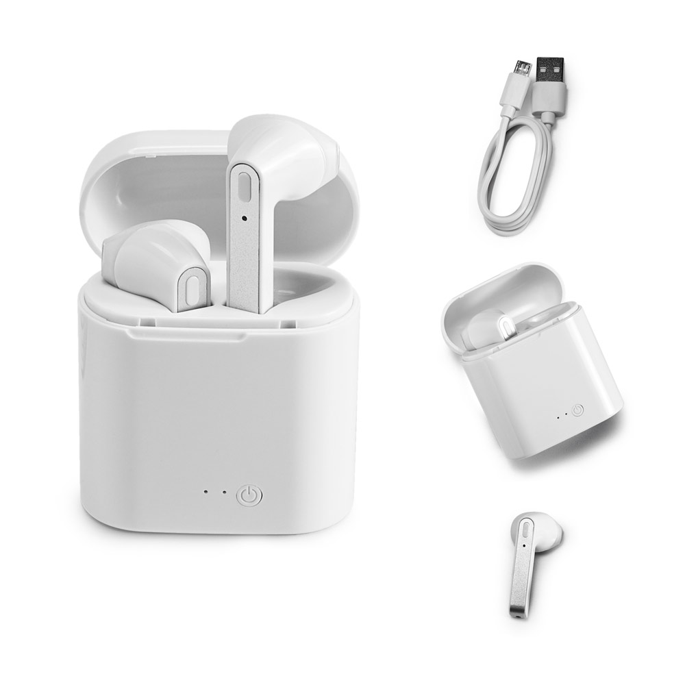 KANDEL. Fones de ouvido wireless com autonomia de 6h em ABS
