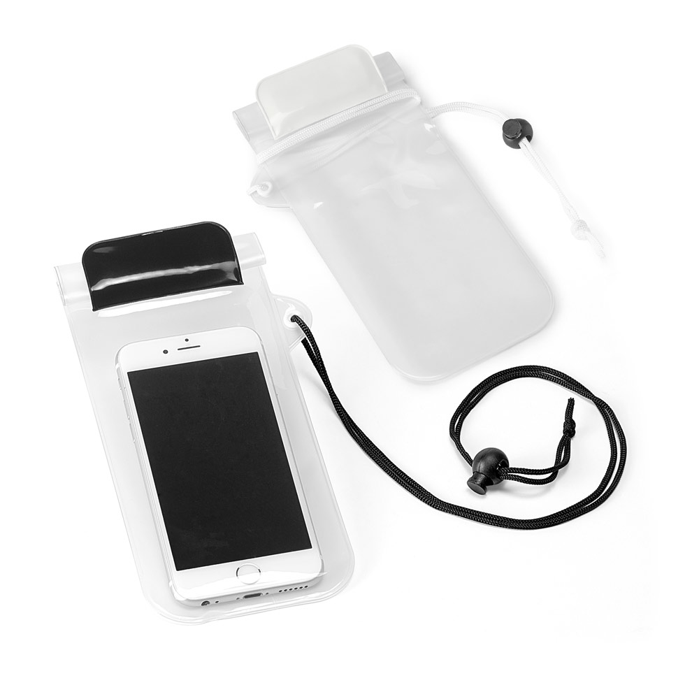 EGEU. Bolsa para celular em PVC resistente à água